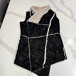 SHEIN Cream Shearling Vest